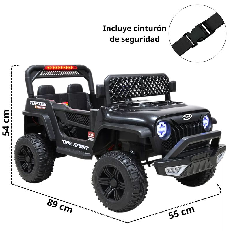 Camioneta Montable El&eacute;ctrica Para Ni&ntilde;os Luces  ... image number null