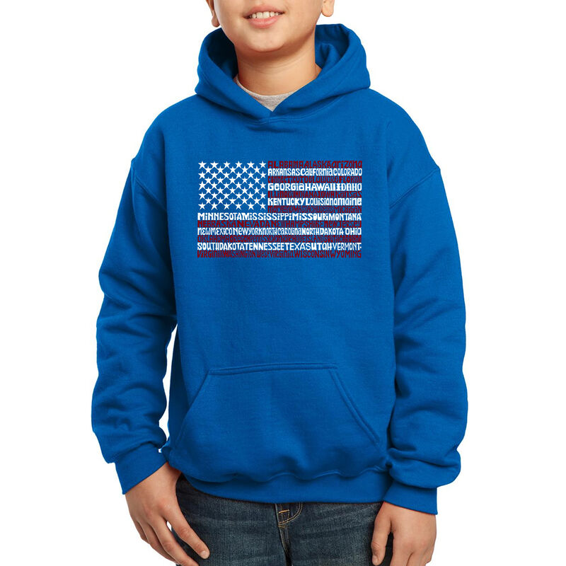Sudadera Con Capucha Word Art Para Ni&ntilde;o - Bande... image number null