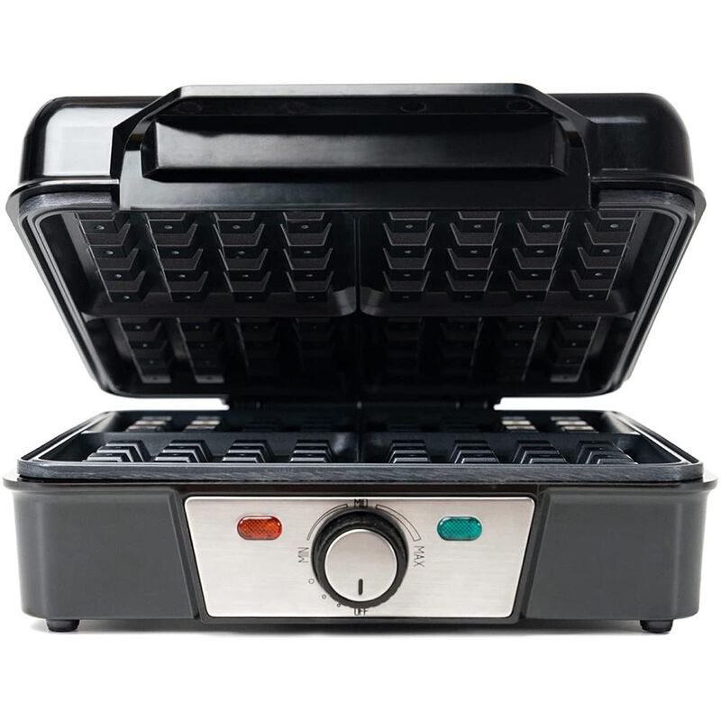 WAFFLERA ESTILO BELGA MASTERCHEF MK-WM-4SS 4 RE... image number null