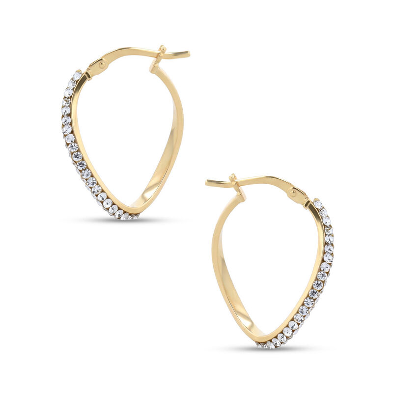 Arracadas Oro 10k Con Zirconias | Bizzarro image number null