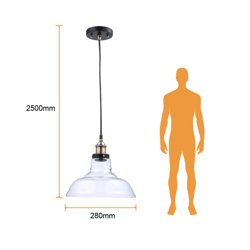 L&aacute;mpara Colgante Aluminio Cristal Tansparente 1... image number null