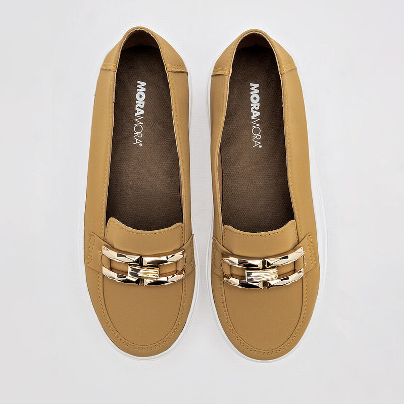 Moramora Zapatos para mujer camel image number null