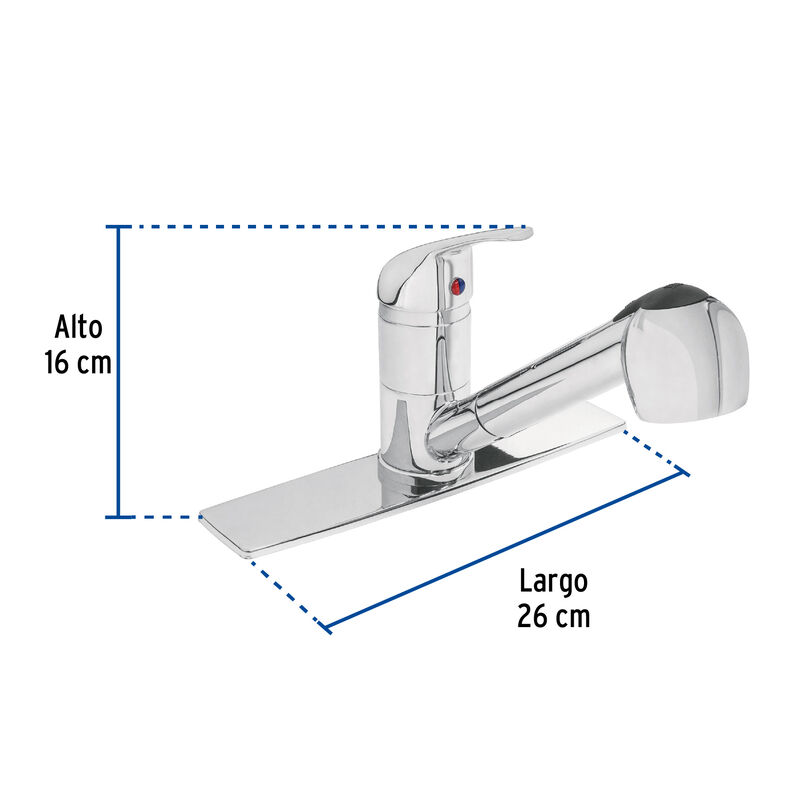 Monomando para Fregadero Cuello Extra&iacute;ble Foset... image number null
