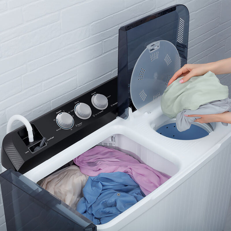 Lavadora Doble Tina Mabe 11 Kilos Carga Superio... image number null