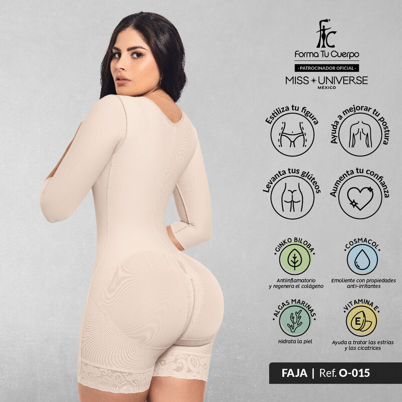 Faja short postquir&uacute;rgica tira ancha con gafete... image number null