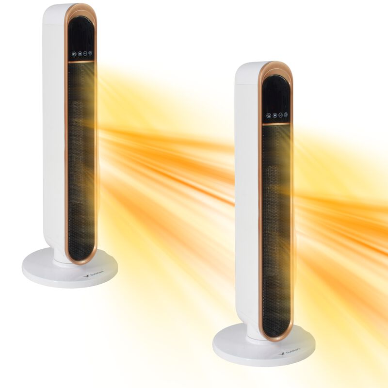 Kit 2 Calefactores Electricos Ceramica Torre Co... image number null