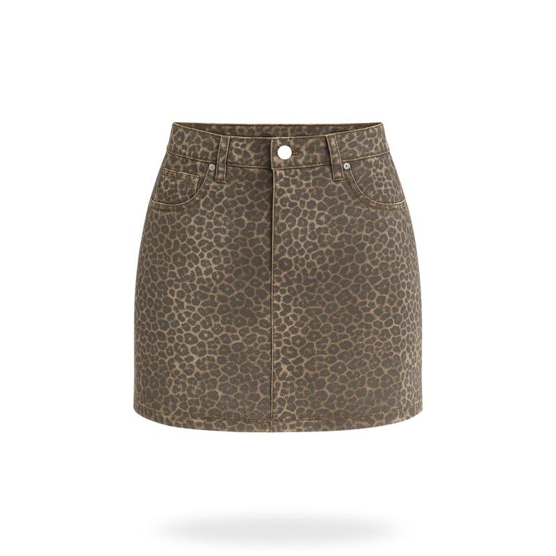 Mini falda animal print image number null