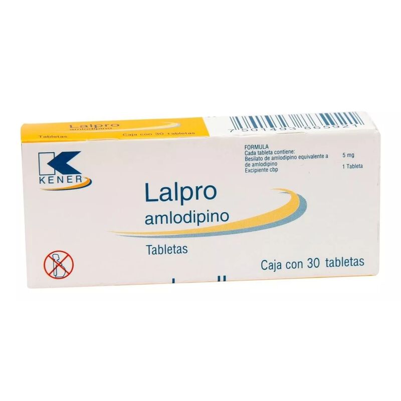 Amlodipino Kener 30 Tabletas 5mg image number null