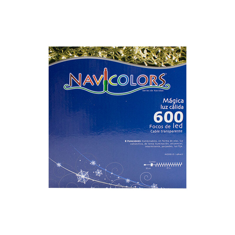 Serie Musical LED Calida 600 focos Cable Transp... image number null