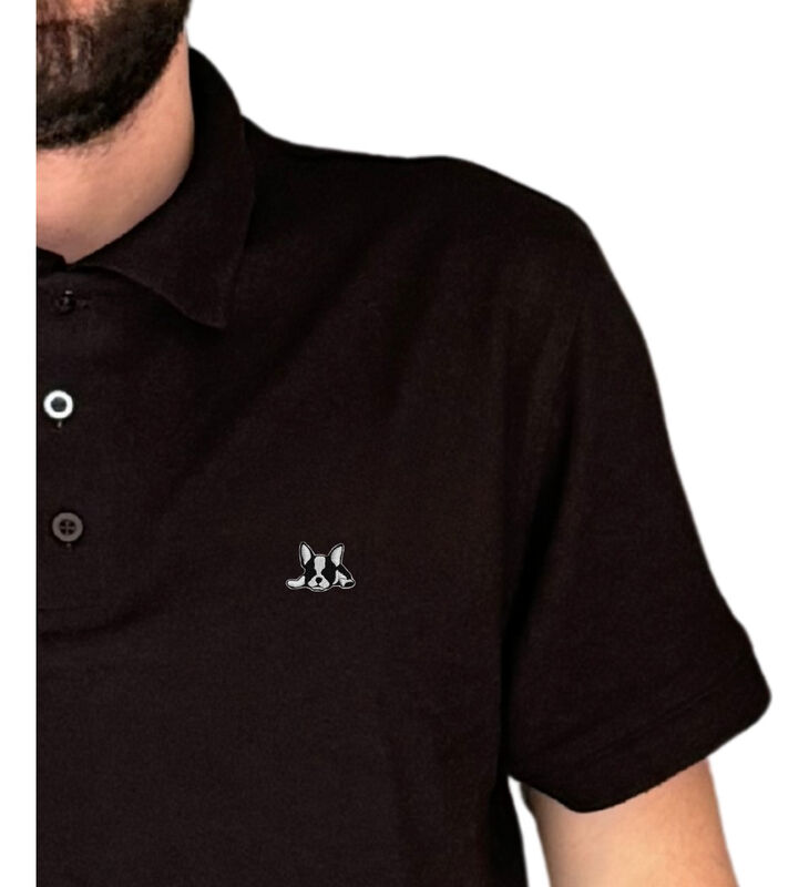 Playera Polo de Algod&oacute;n Manga Corta Casual para... image number null