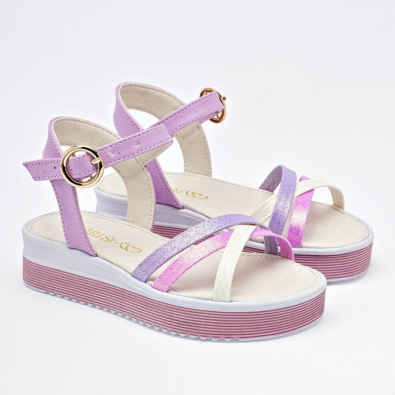 Celex sandalia para beb&eacute; rosa lila blanco cod 1... image number null