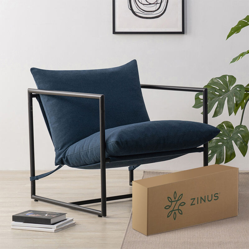 Zinus | Silla De Metal Zinus Aidan Con Cojines ... image number null