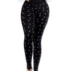 Leggins de Mujer Strech Tela Gruesa Legging Unitalla Talle Alto Malla Legins Mallon de Mujer LIC-0193 Negro Mallas Leging