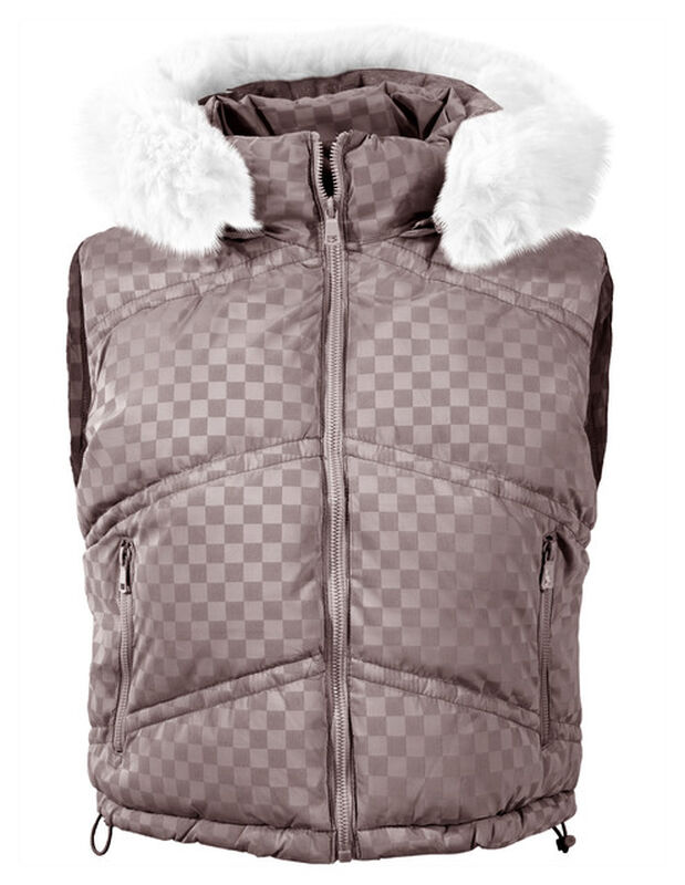 Chaleco Capitonado Corto Gorro Desmontable Dora... image number null