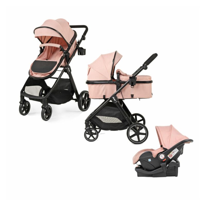 Carriola D'Bebé Travel System King Rosa image number null