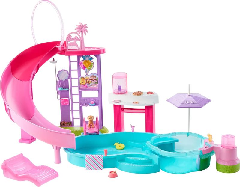 BARBIE SET DE JUEGO PISCINA DE LOS SUE&Ntilde;OS JFP01 image number null