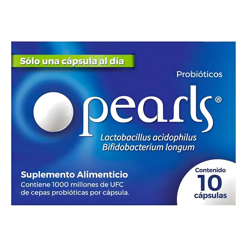 Suplemento Alimenticio Pearls Probi&oacute;ticos 10 C&aacute;... image number null