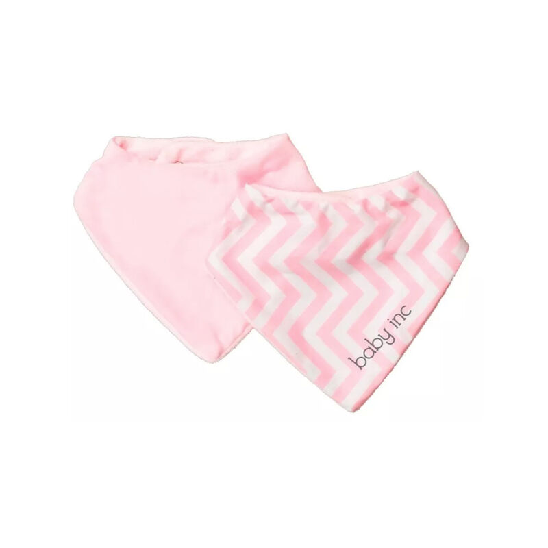 Set De Baberos Para Beb&eacute; Baby Inc 2pz Rosa image number null