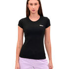 Playera Deportiva Para Entrenamiento Wilson Para Mujer Negro Md