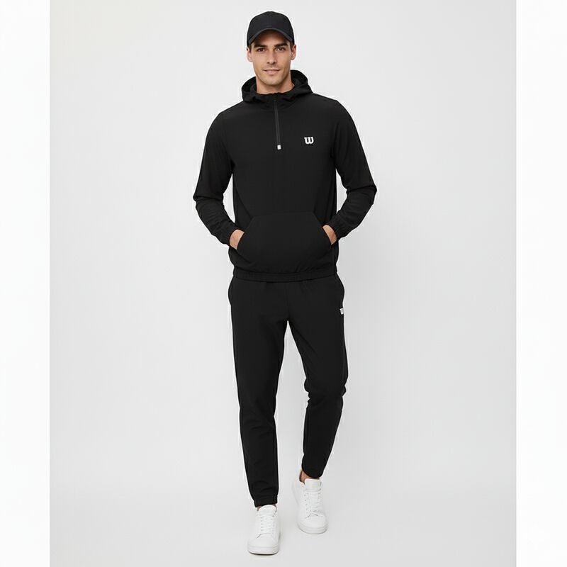 Chamarra Wilson Para Hombre Negro Gd image number null