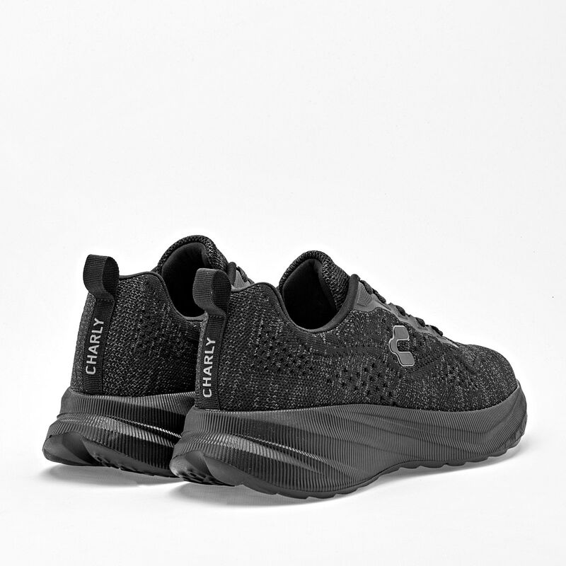 Charly Tenis deportivo para hombre negro, walki... image number null