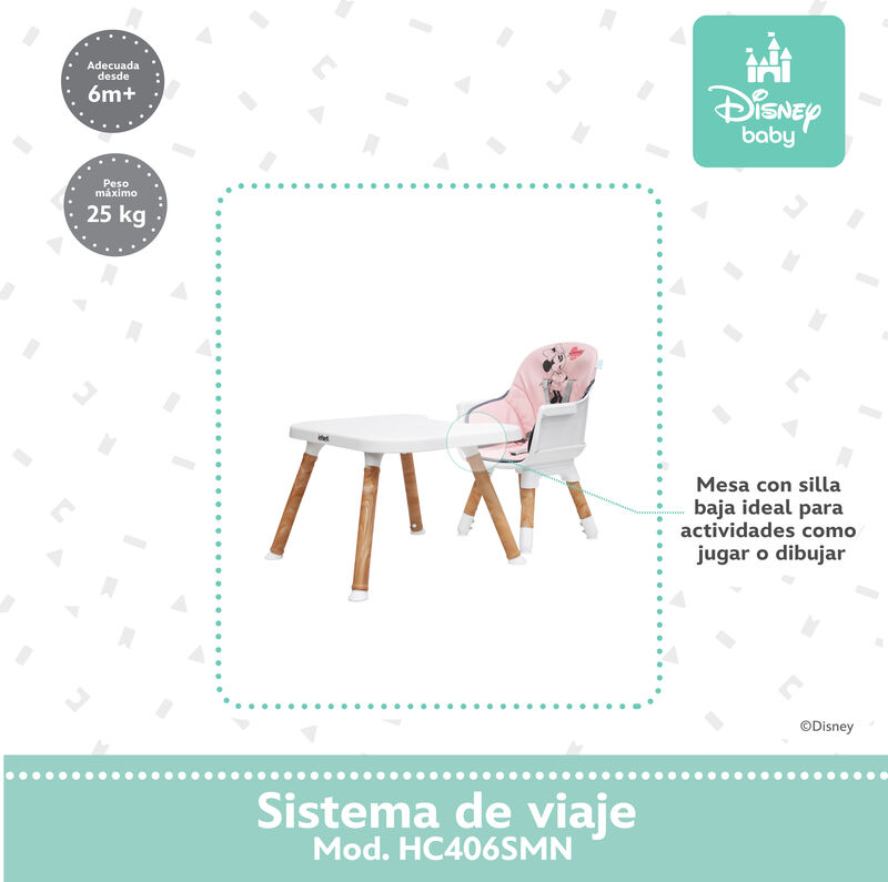 Silla Alta Periquera Bebe Ligera Segura Sweet M... image number null