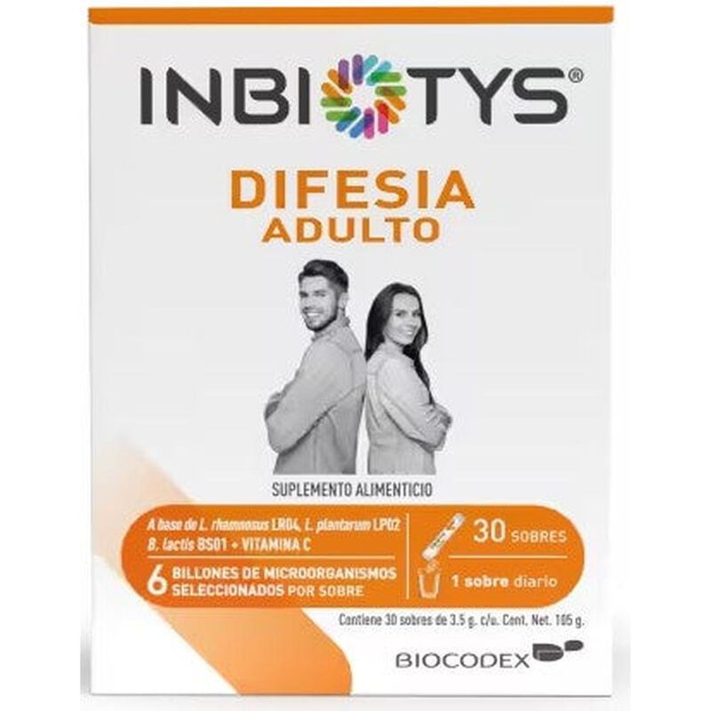 Inbiotys Suplemento Difesia Adultos 30 Sobres 3... image number null