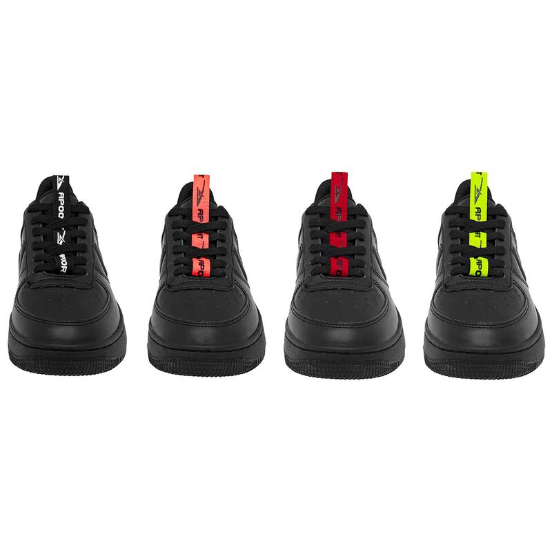 Apoort Tenis urbano para hombre negro negro image number null
