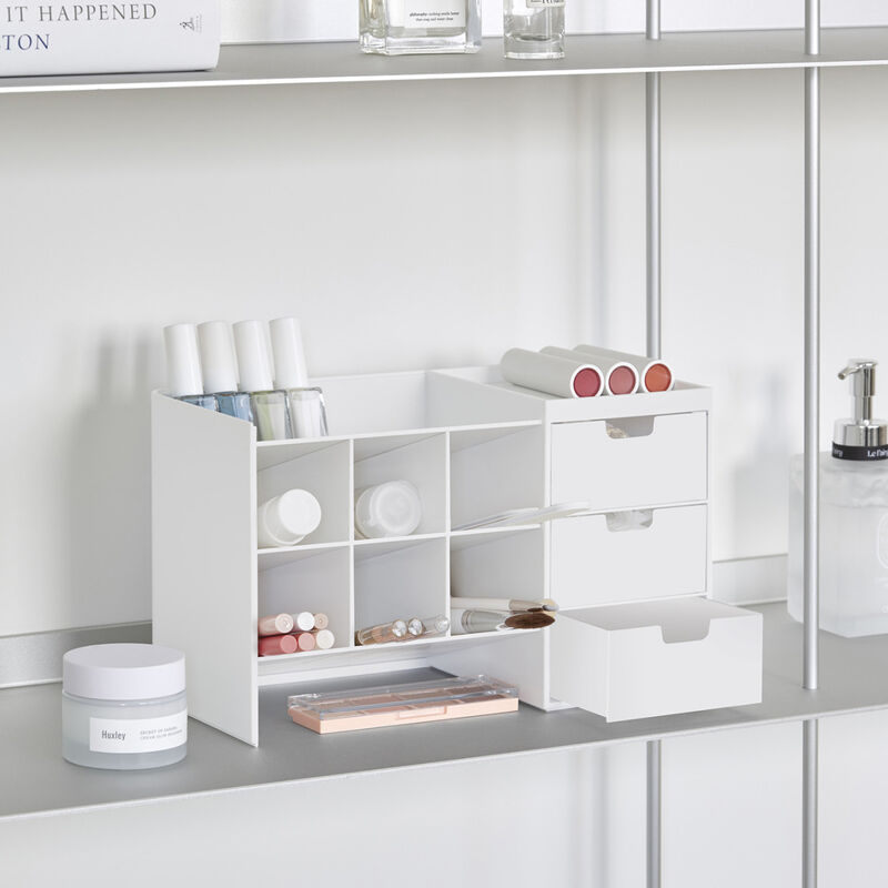 Organizador De Escritorio Multiusos Blanco image number null