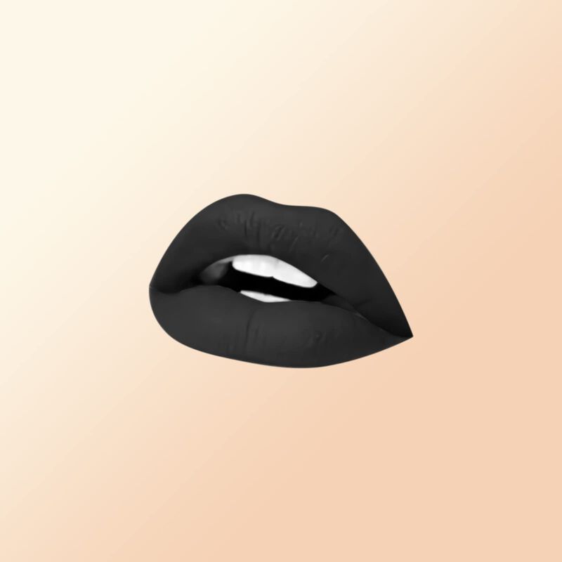 L&aacute;piz Labial L&iacute;quido 7v Home Beauty Negro Mate ... image number null