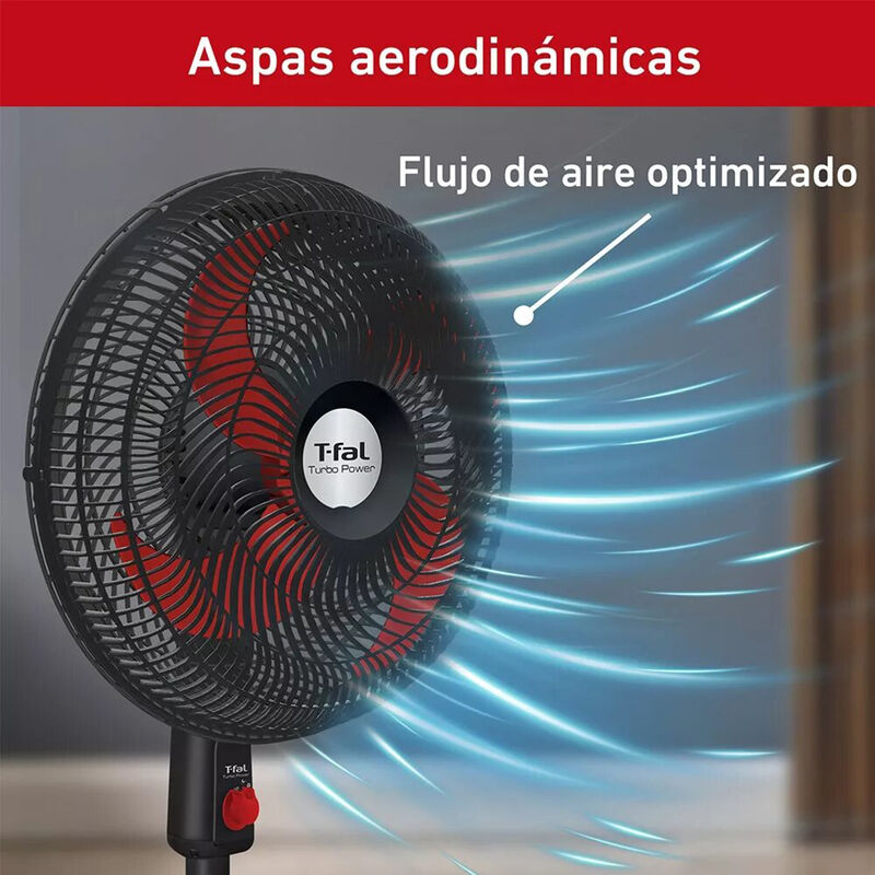 Ventilador de pedestal 18&rdquo; Silencioso T-FAL Tur... image number null