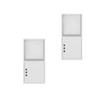 Buró Zawa Set 2 Piezas, Color Blanco Buró Zawa Set 2 Piezas, Color Blanco