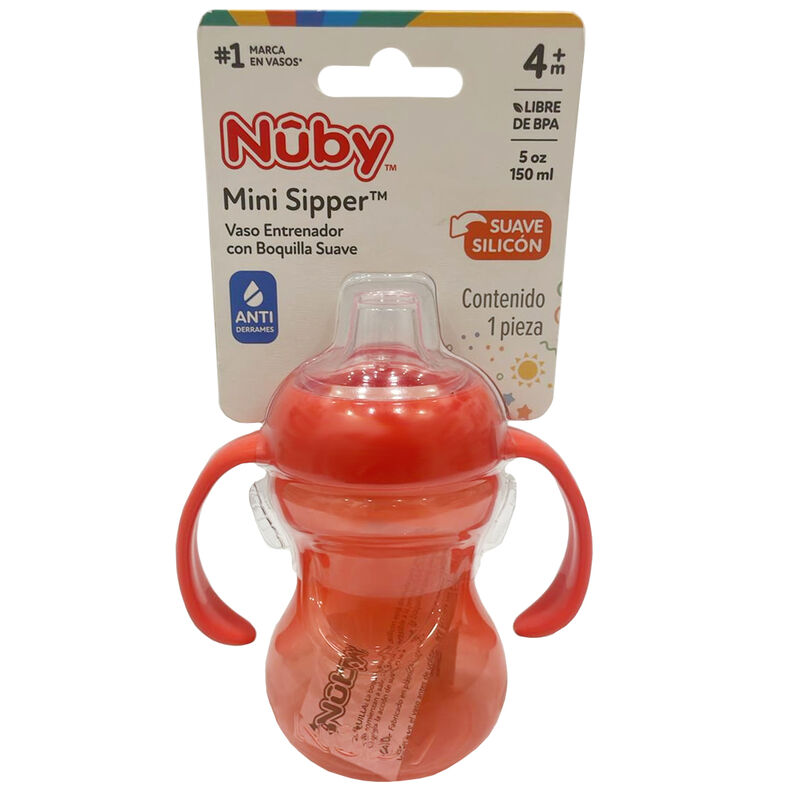 Vaso Entrenador Nuby Mini Sipper Boquilla Suave... image number null