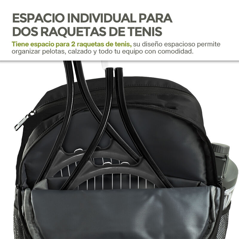 Mochila Deportiva para Tenis 2 Raquetas Maleta ... image number null