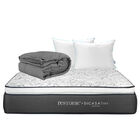 Colch&oacute;n King Size Trini + Almohadas Royal Twin + Edred&oacute;n Homy