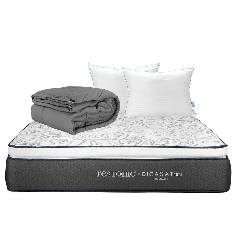 Colch&oacute;n King Size Trini + Almohadas Royal Twin ... image number null