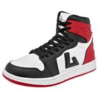 Apoort Tenis urbano para hombre blanco rojo negro