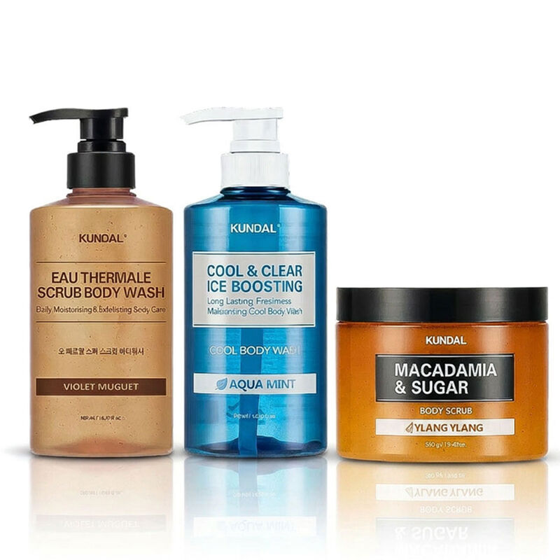Kit Kundal Body Scrub + Scrub Body Wash + Cool ... image number null