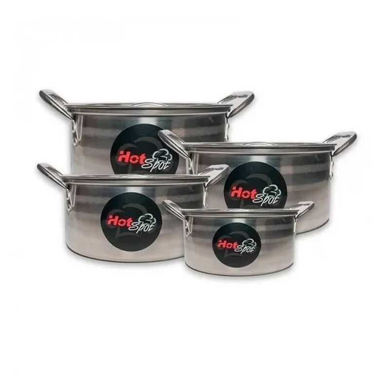 Hot Spot Ollas de Acero Inoxidable con Asas y T... image number null