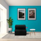 Sill&oacute;n Plegable Tipo Puff Atlas Basics Gris