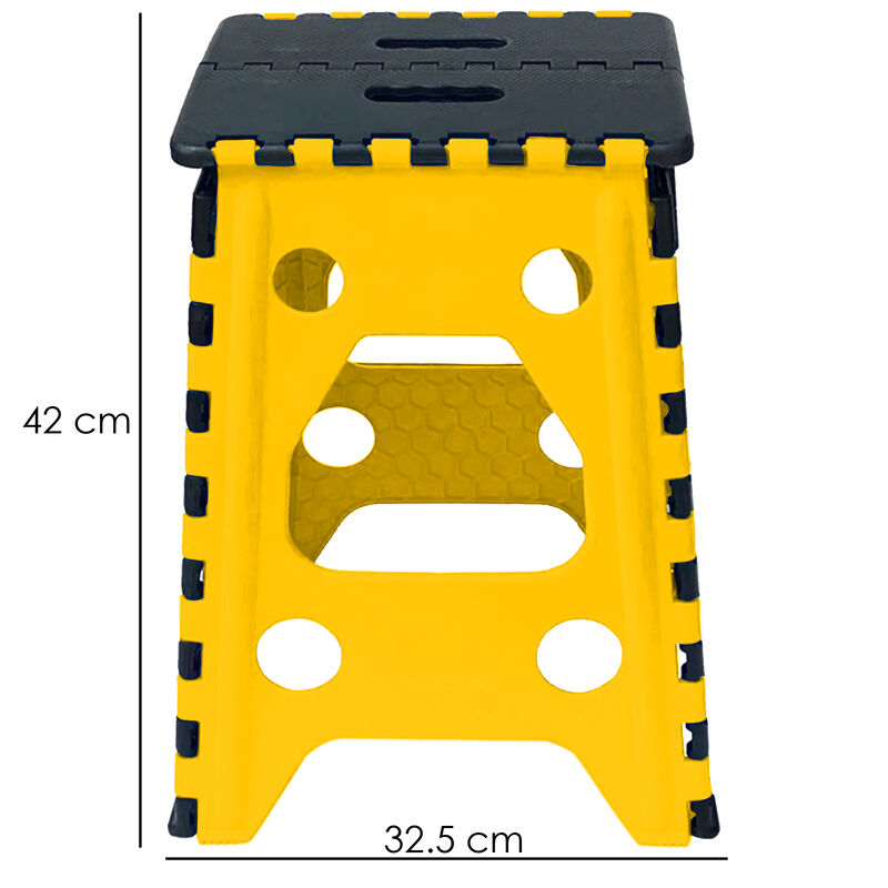 Banco plegable Negro/Amarillo image number null