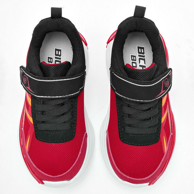 Celex Tenis urbano para ni&ntilde;o. Rojo negro image number null