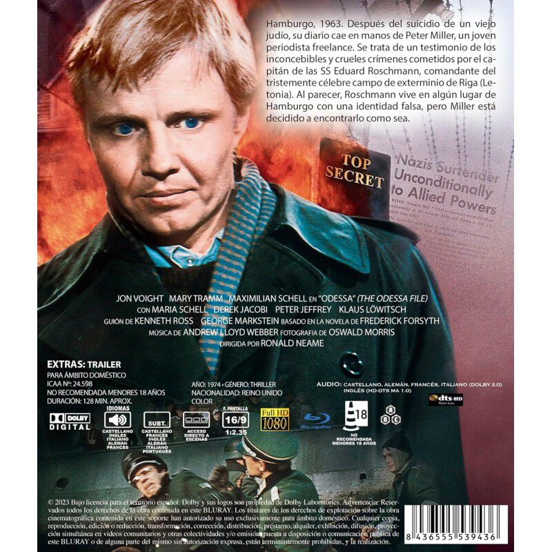 Odessa [blu-ray] (1974) The Odessa File image number null