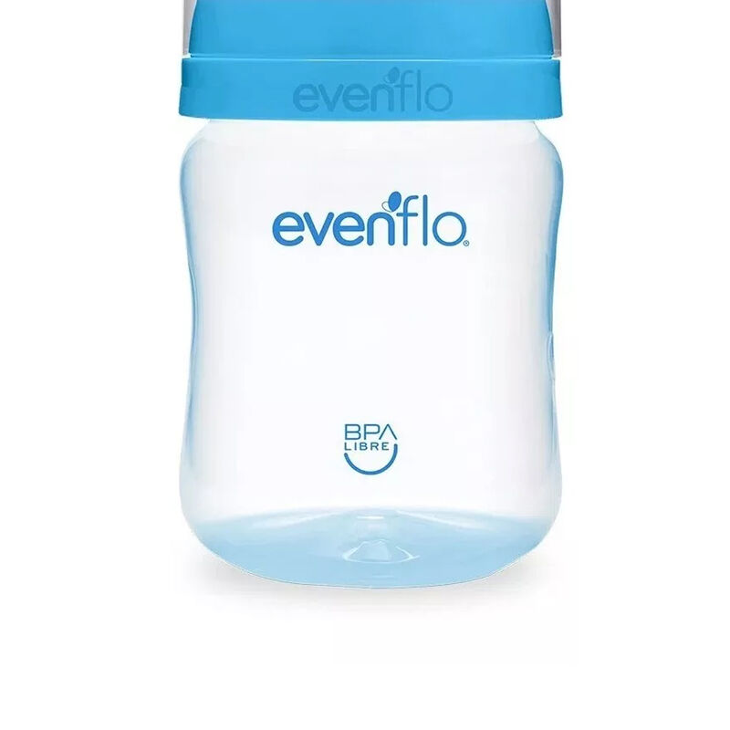 Biber&oacute;n Evenflo Cuello Ancho 5oz 1pz Azul image number null