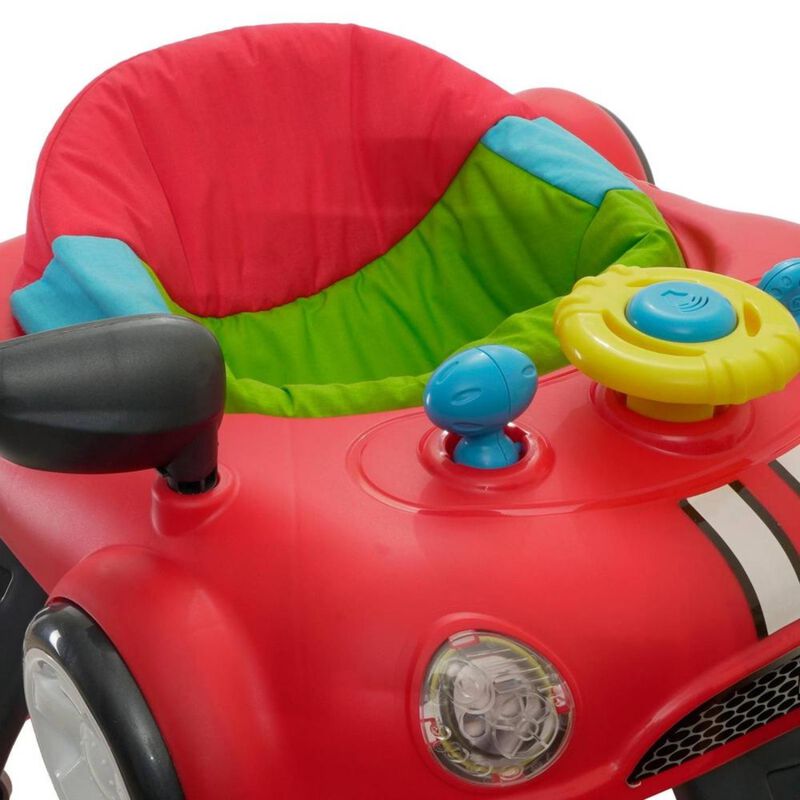 Andadera Prinsel 7143 Auto Boy Luces rojo ort image number null