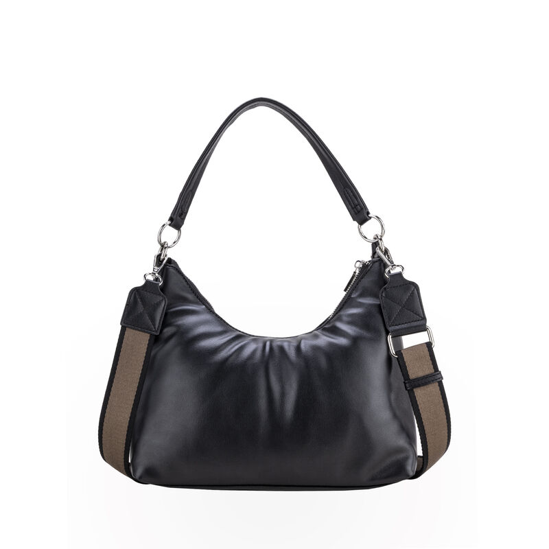 Bolsa Hobo Mediano Con Tassel Color Negro image number null