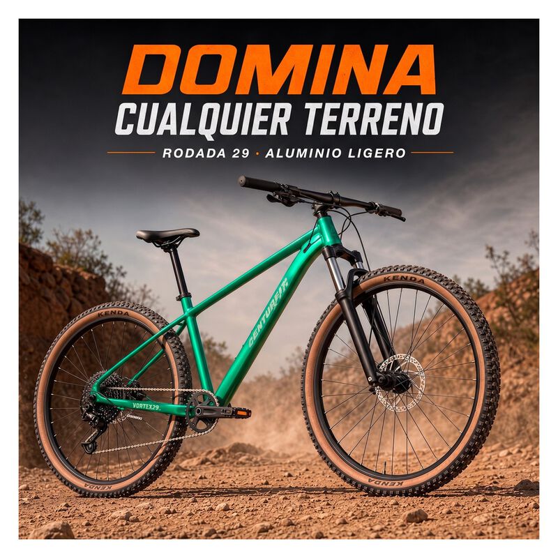 Bicicleta Rodada 29 Monta&ntilde;a Shimano 9 Vel Freno... image number null