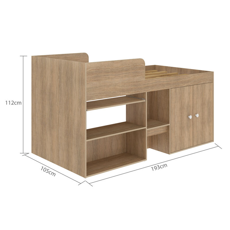 Cama Multifuncional Individual C/Mesa De Estudi... image number null