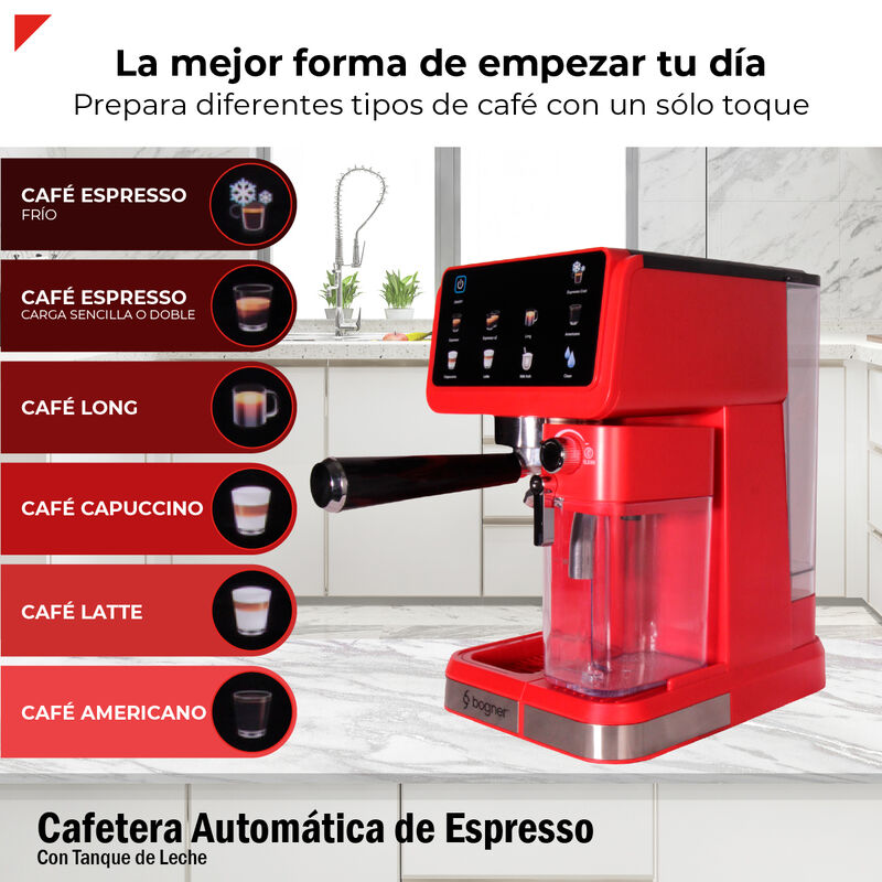 Bogner Cafetera Espresso Automática 20B BDECM03 image number null