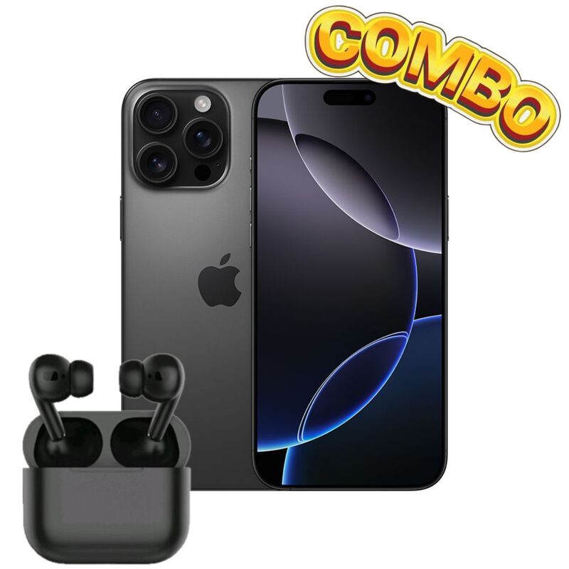 iPhone 16 Pro Max 256GB Negro + Aud&iacute;fonos image number null